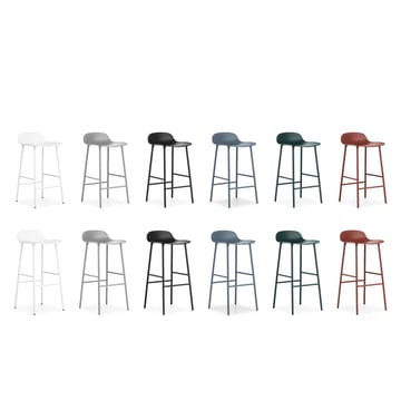 Form barstool metal legs - Black - Normann Copenhagen