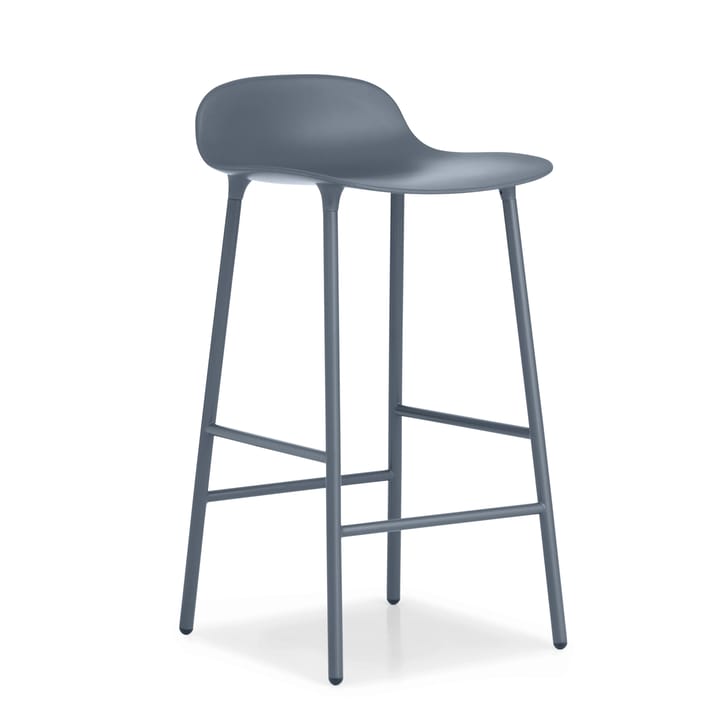 Form barstool metal legs, Blue Normann Copenhagen