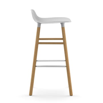 Form barstool oak legs 75 cm - White - Normann Copenhagen