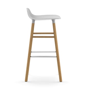 Form barstool oak legs 75 cm - White - Normann Copenhagen