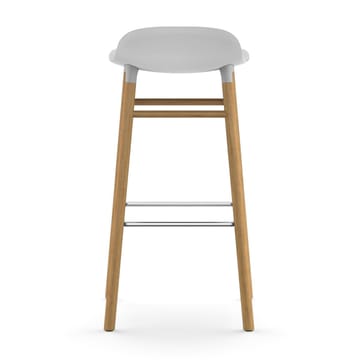 Form barstool oak legs 75 cm - White - Normann Copenhagen