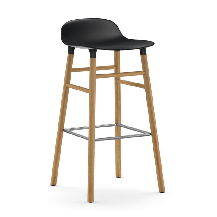 Form barstool oak legs, Black Normann Copenhagen