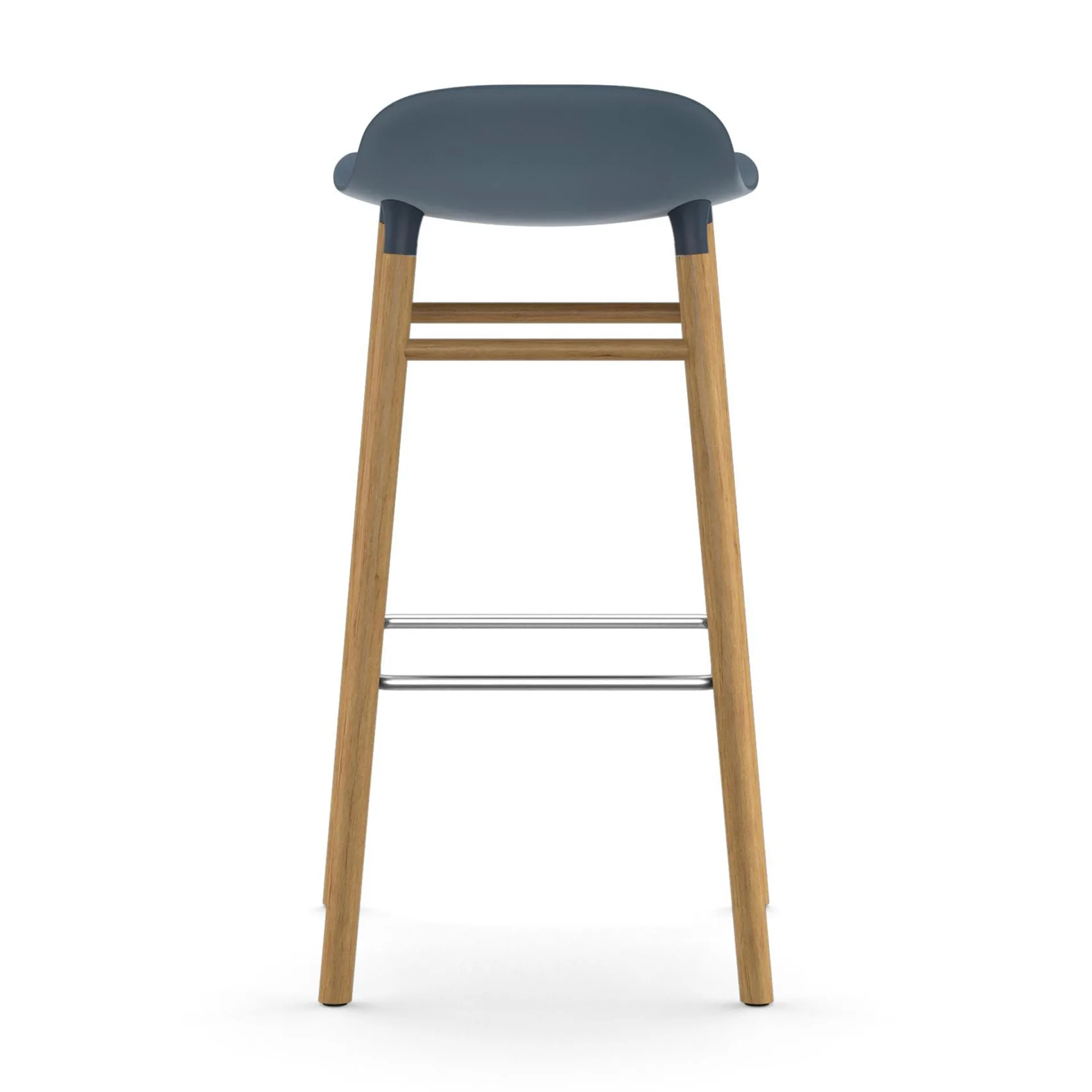 Form barstool oak legs, Blue Normann Copenhagen
