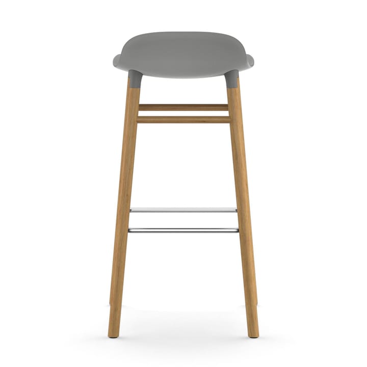 Form barstool oak legs, Grey Normann Copenhagen