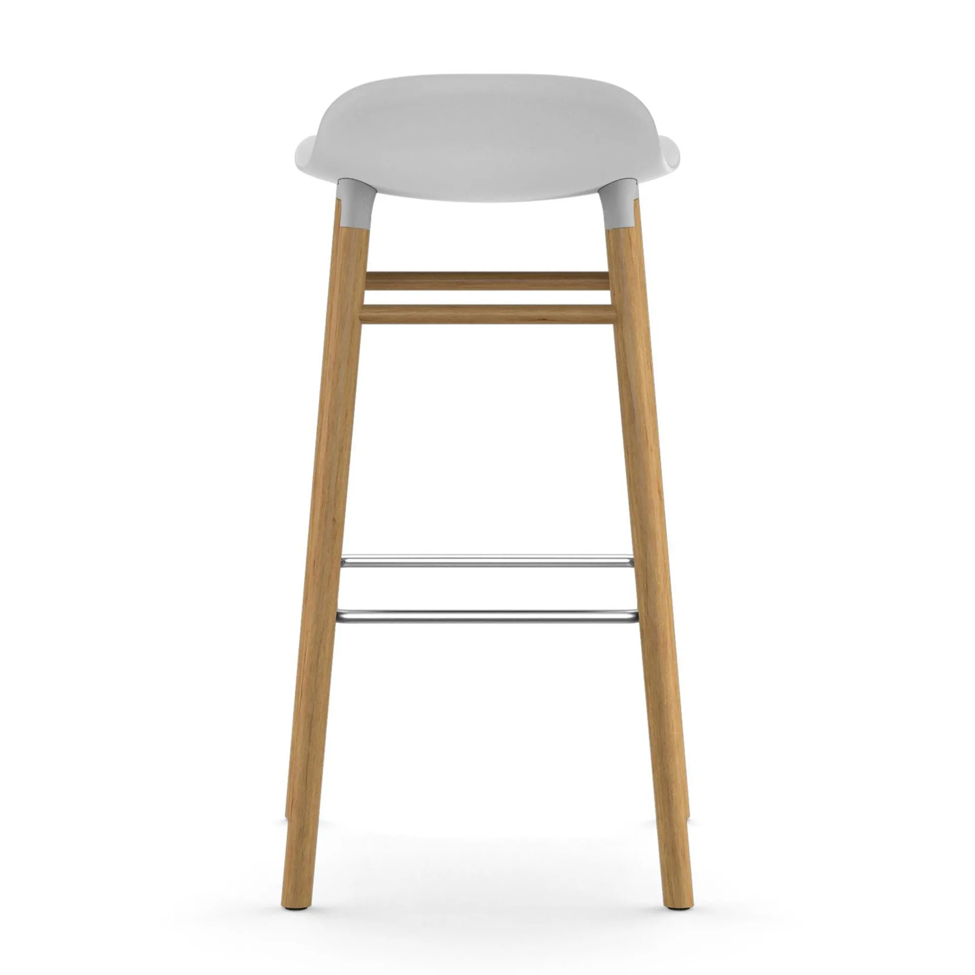 Form barstool oak legs, White Normann Copenhagen