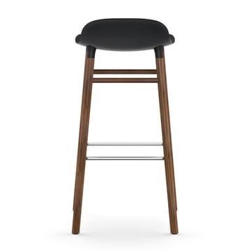 Form barstool walnut legs 75 cm - Black - Normann Copenhagen