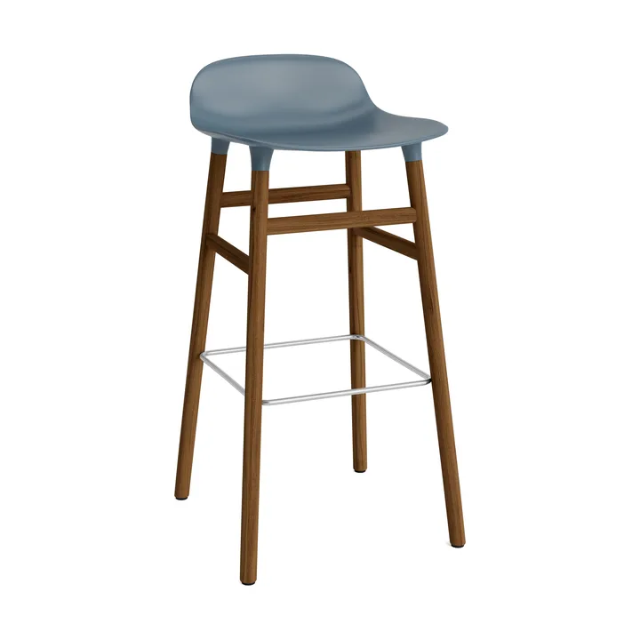Form barstool walnut legs 75 cm - White - Normann Copenhagen