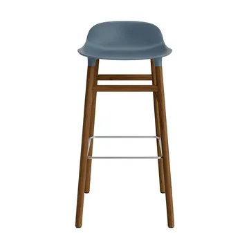 Form barstool walnut legs 75 cm - White - Normann Copenhagen