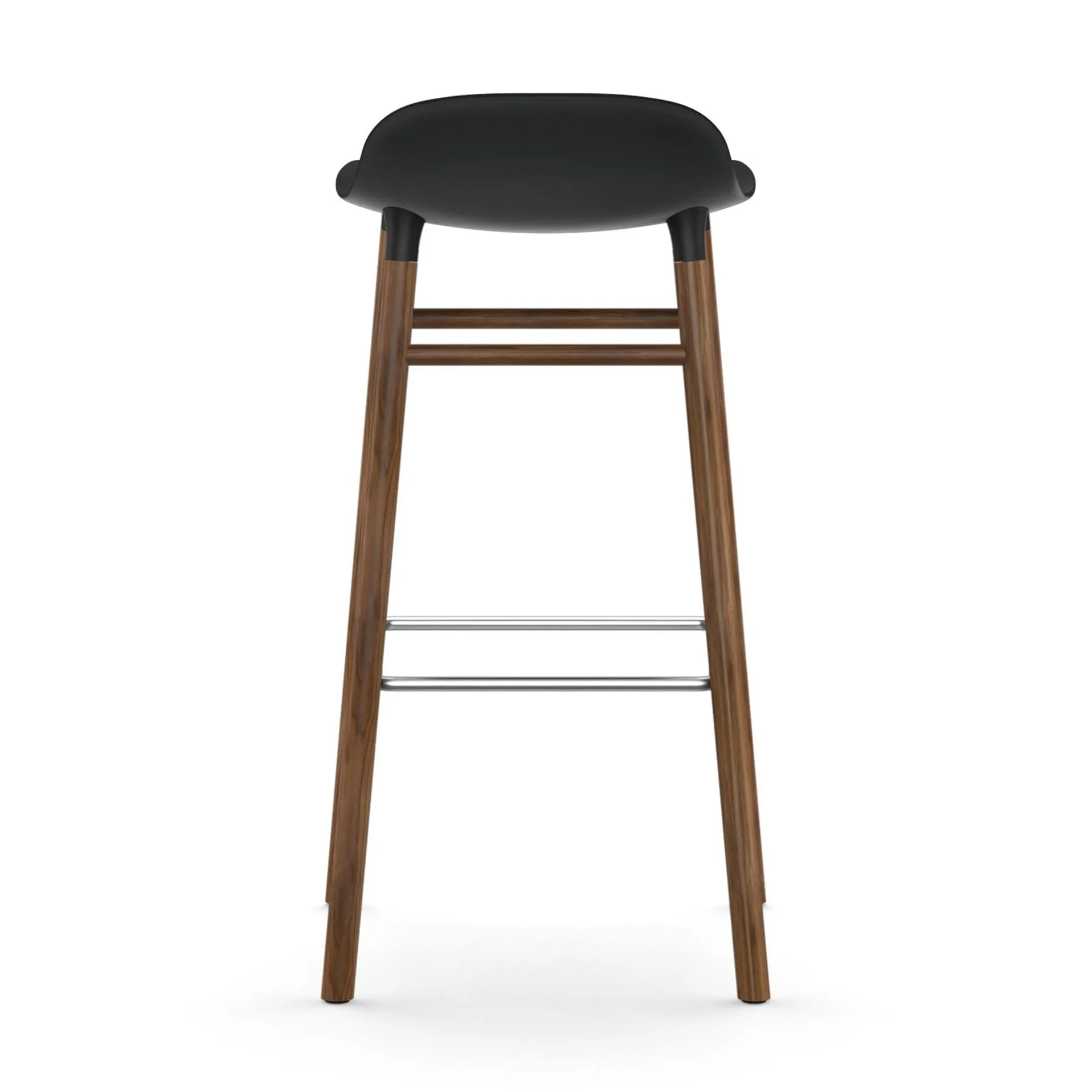 Form barstool walnut legs, Black Normann Copenhagen