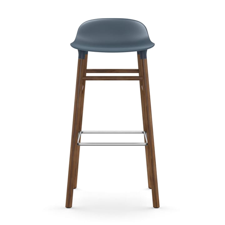 Form barstool walnut legs, Blue Normann Copenhagen