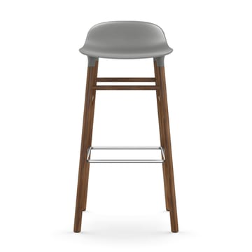 Form barstool walnut legs - Grey - Normann Copenhagen