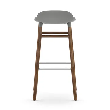 Form barstool walnut legs - Grey - Normann Copenhagen