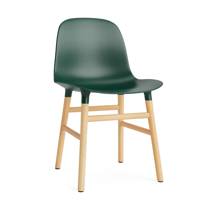 Form Chair - Green, oak legs - Normann Copenhagen