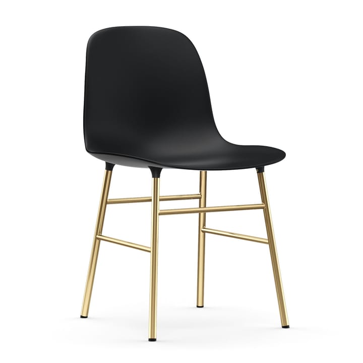 Form chair leg - brass, Black Normann Copenhagen