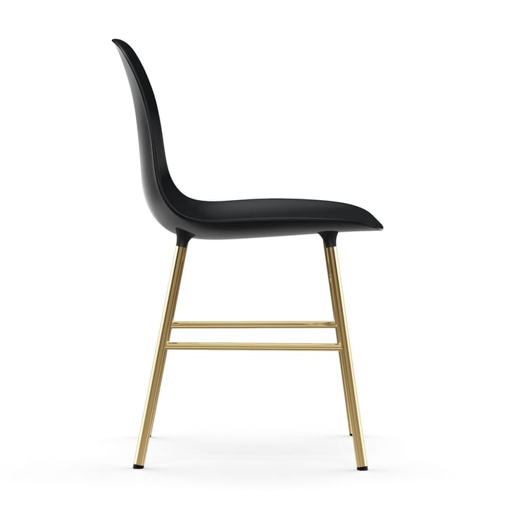 Form chair leg - brass, Black Normann Copenhagen