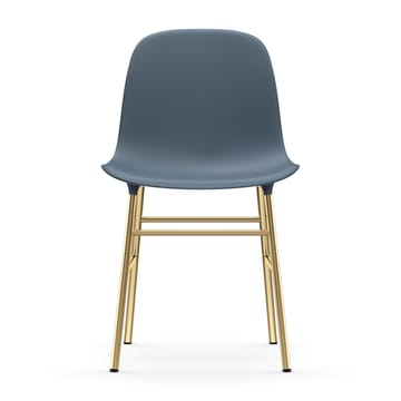 Form chair leg - brass - Blue - Normann Copenhagen