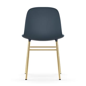 Form chair leg - brass - Blue - Normann Copenhagen