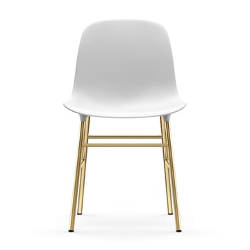Form chair leg - brass - White - Normann Copenhagen