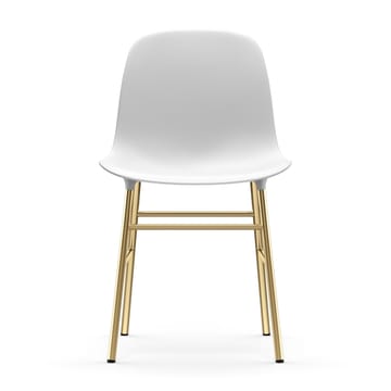 Form chair leg - brass - White - Normann Copenhagen