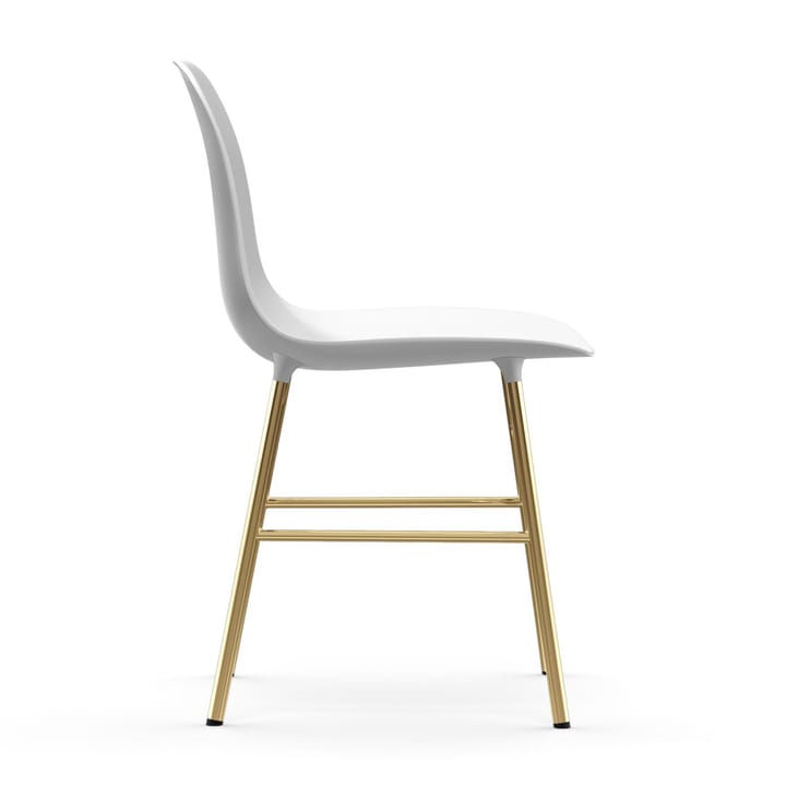 Form chair leg - brass, White Normann Copenhagen