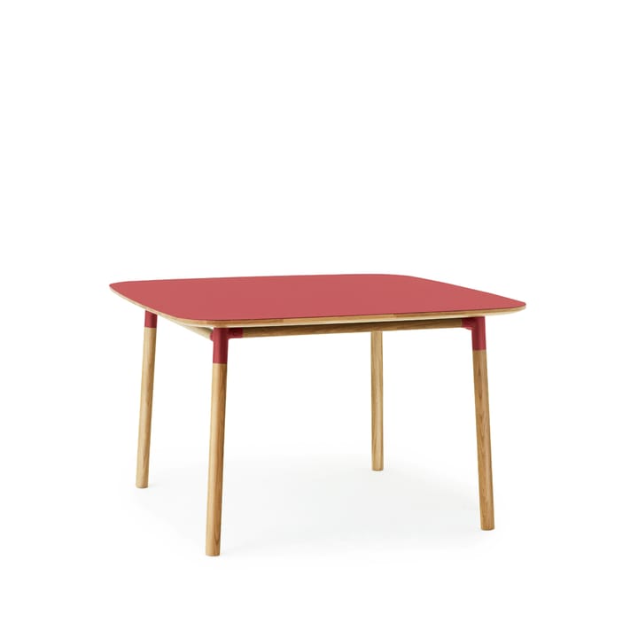 Form dining table, Red. oak legs. 120x120 cm Normann Copenhagen