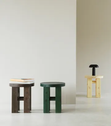 Fyr round stool 45 cm - Pine, Ø40x45 cm - Normann Copenhagen