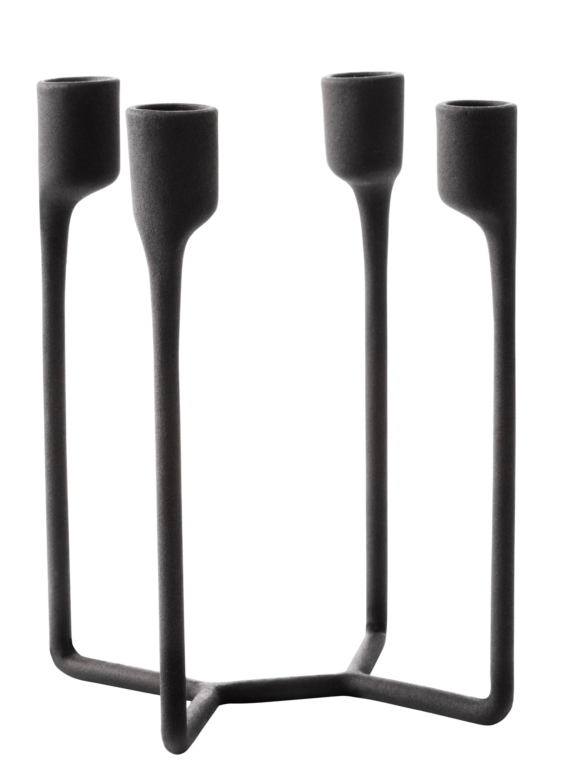 Heima candleholder, black Normann Copenhagen