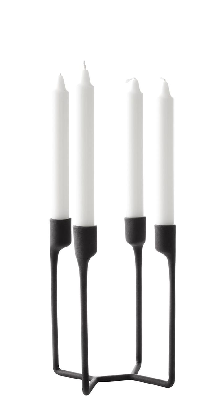 Heima candleholder, black Normann Copenhagen