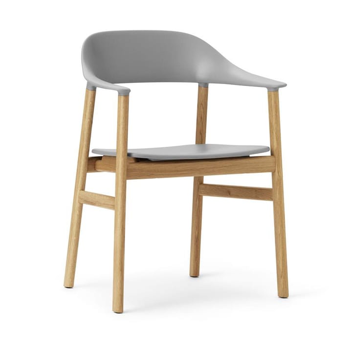 Herit armchair oak, Grey Normann Copenhagen