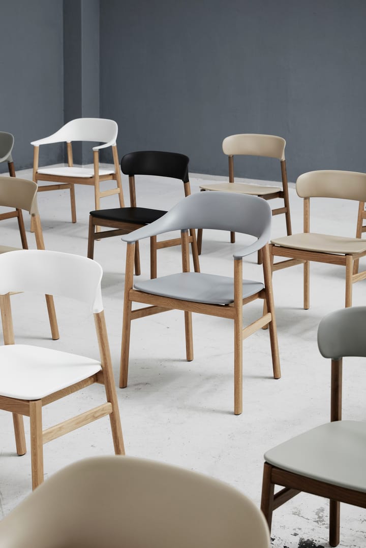 Herit armchair oak, Grey Normann Copenhagen