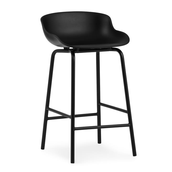 Hyg barstool metal legs 65 cm - Black - Normann Copenhagen