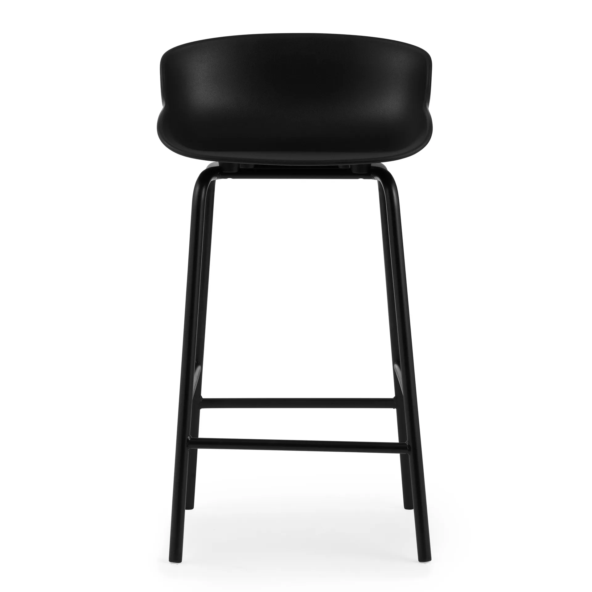Hyg barstool metal legs 65 cm, Black Normann Copenhagen