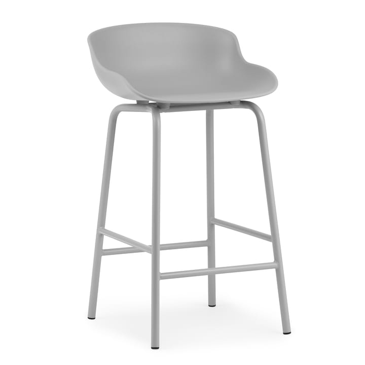 Hyg barstool metal legs 65 cm - Grey - Normann Copenhagen