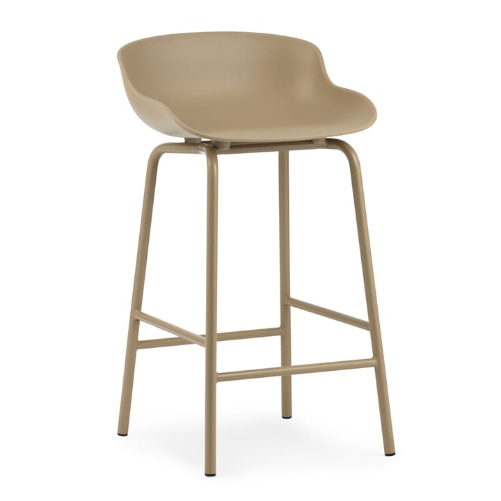 Hyg barstool metal legs 65 cm - Sand - Normann Copenhagen