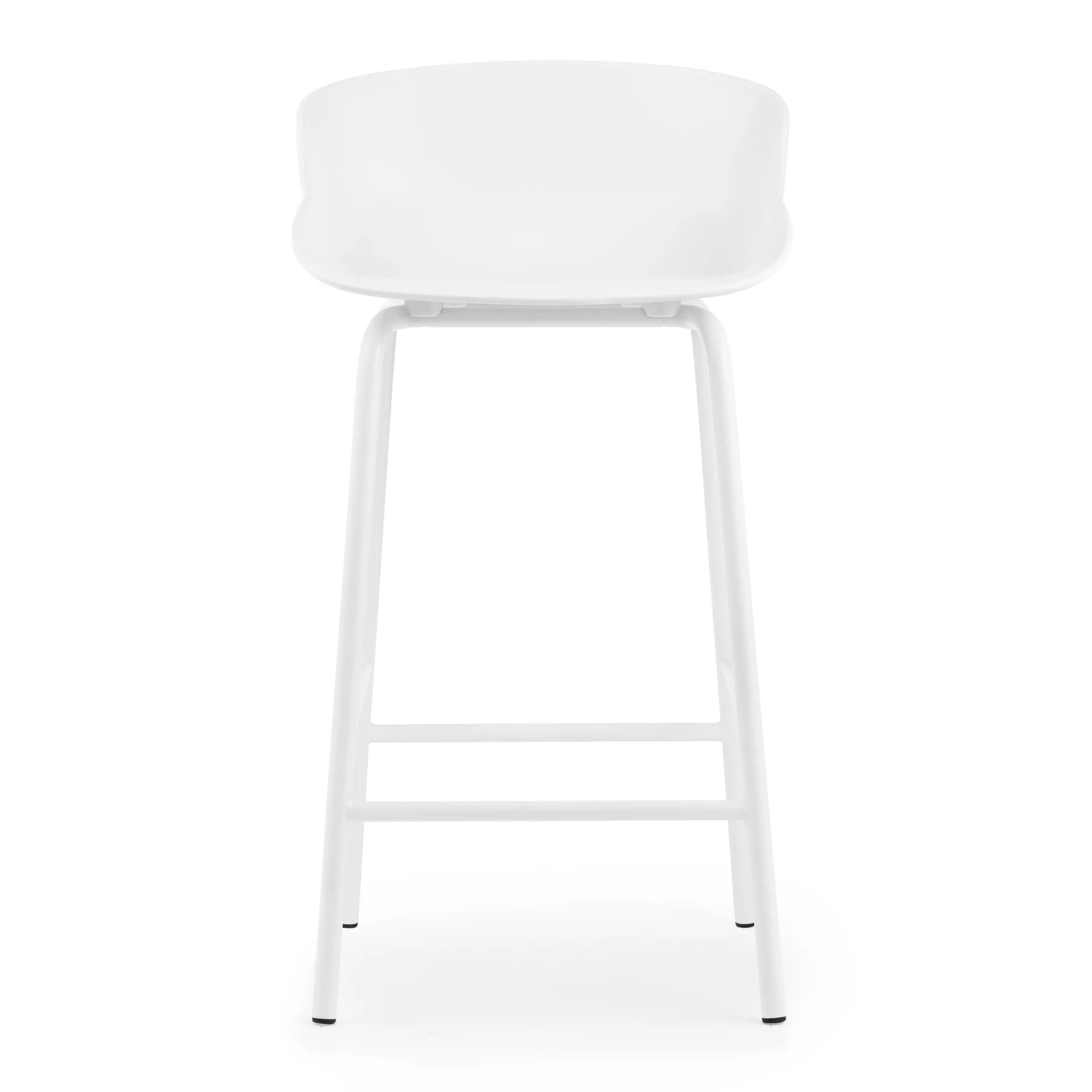 Hyg barstool metal legs 65 cm, White Normann Copenhagen