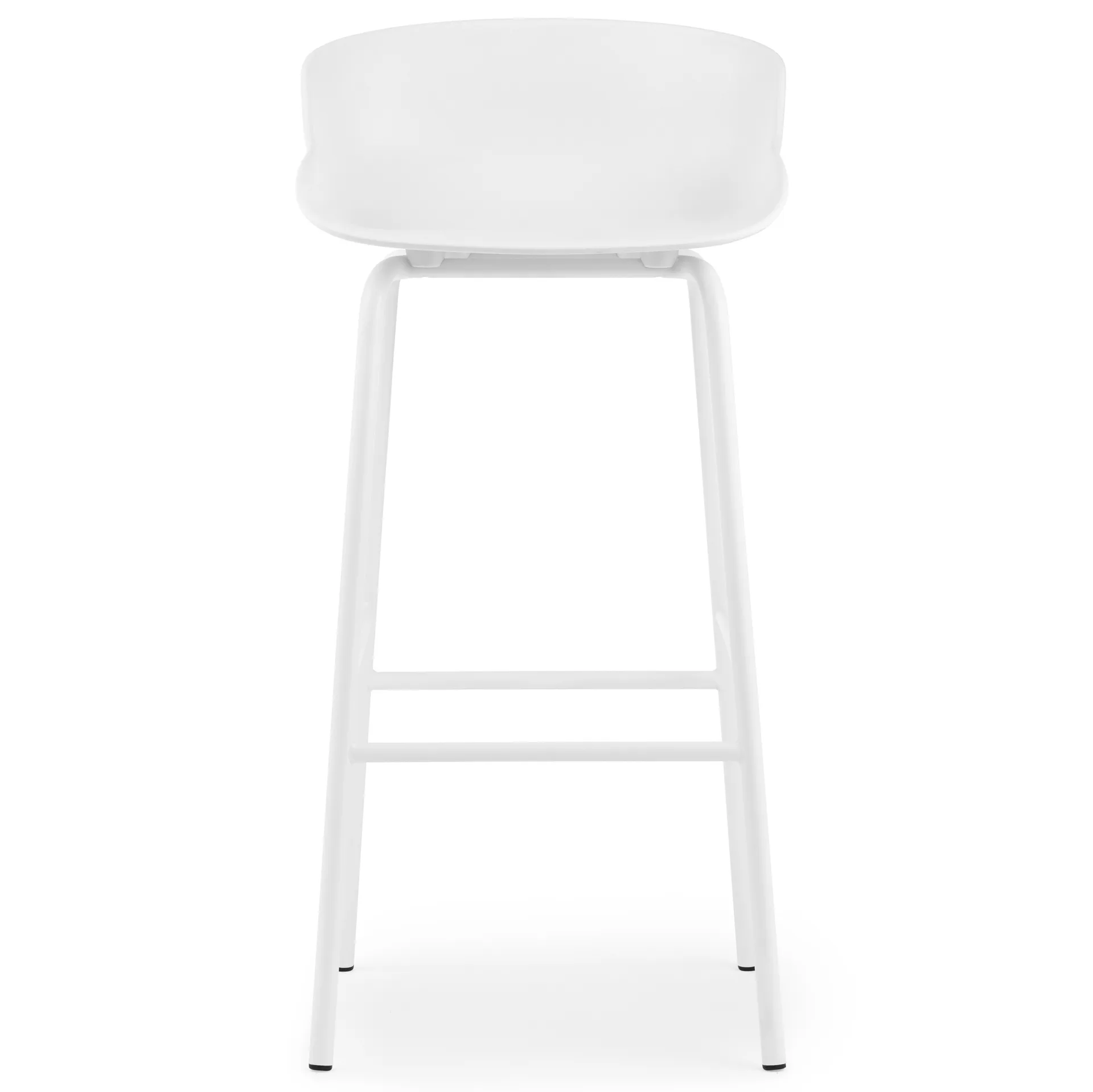 Hyg barstool metal legs 75 cm, White Normann Copenhagen