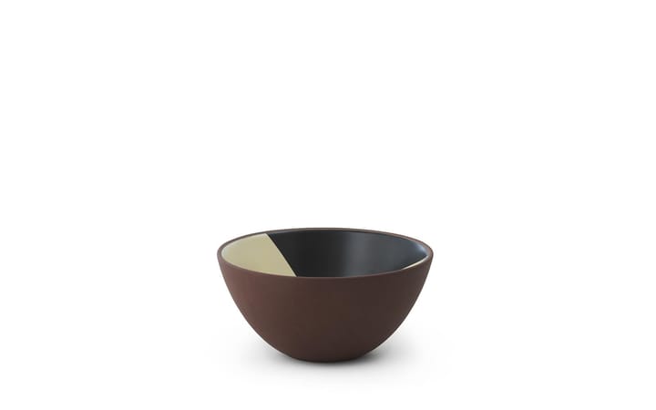 Line bowl Ø15 cm - Brown-beige-black - Normann Copenhagen