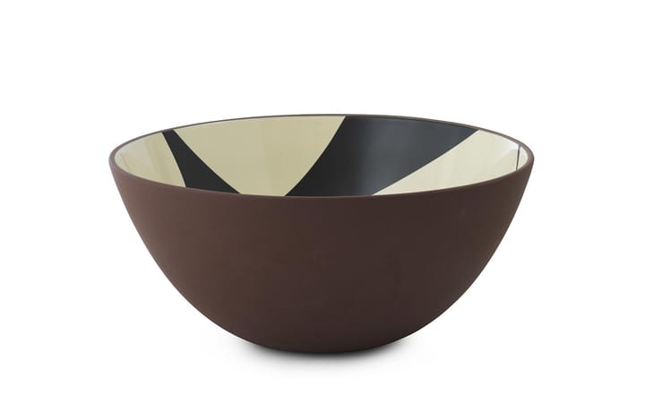 Line bowl Ø30 cm - Brown-beige-black - Normann Copenhagen