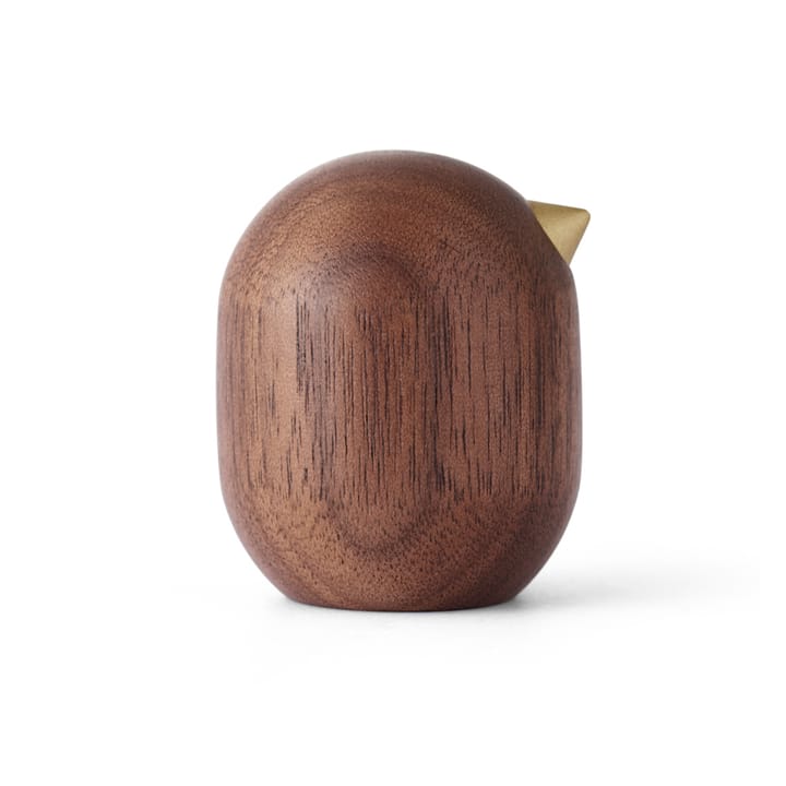 Little Bird figure walnut - 4.5 cm - Normann Copenhagen