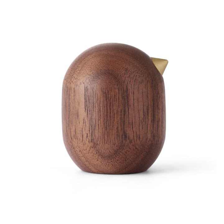 Little Bird figure walnut - 4.5 cm - Normann Copenhagen