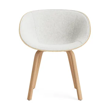 Mat Armchair armchair front upholstered - Hallingdal 110-hemp-beech - Normann Copenhagen