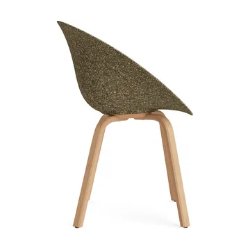 Mat Armchair armchair front upholstered - Hallingdal 110-seaweed-beech - Normann Copenhagen