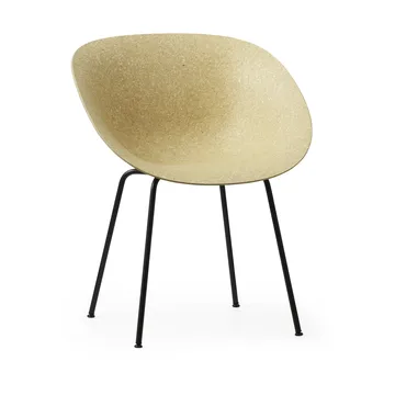 Mat Armchair - Hemp-black steel - Normann Copenhagen