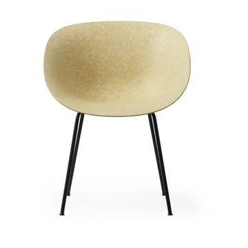 Mat Armchair - Hemp-black steel - Normann Copenhagen