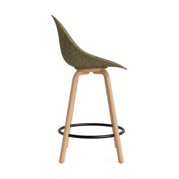 Mat Bar Chair bar stool 65 cm - Seaweed-beech-black steel - Normann Copenhagen