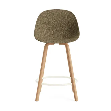 Mat Bar Chair bar stool 65 cm - Seaweed-beech-cream steel - Normann Copenhagen