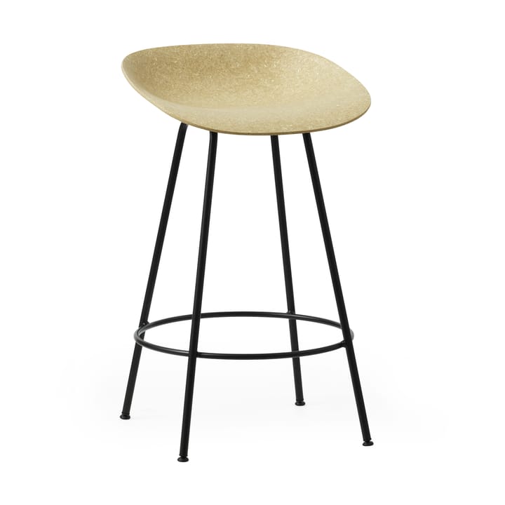 Mat Barstool 65 cm, Hemp-black steel Normann Copenhagen