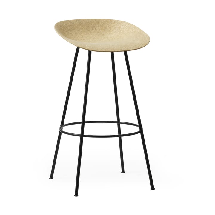 Mat Barstool 65 cm, Hemp-black steel Normann Copenhagen