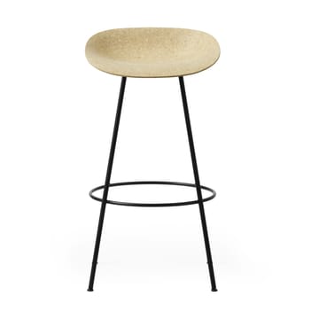 Mat Barstool 65 cm - Hemp-black steel - Normann Copenhagen