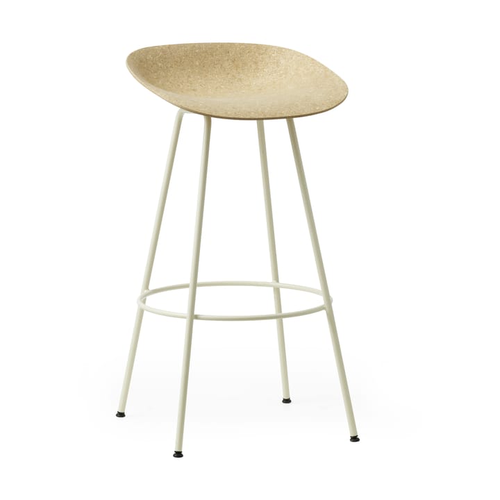 Mat Barstool 65 cm - Hemp-cream steel - Normann Copenhagen